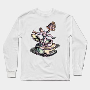 Cake Delivery Man in Cake Car Long Sleeve T-Shirt